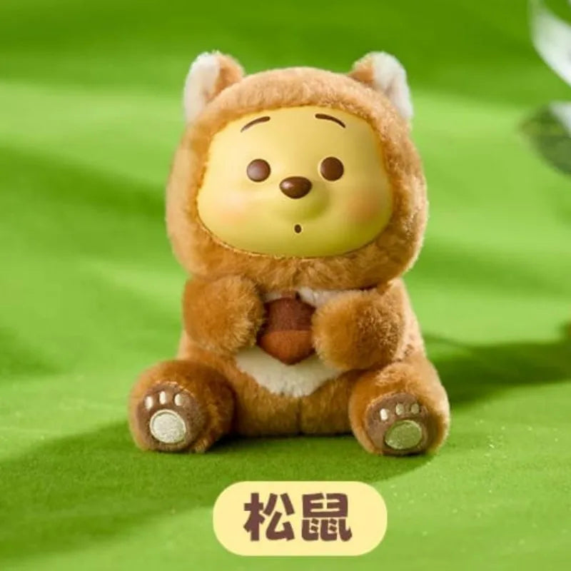 Disney Winnie the Pooh Vinyl Blind Box – Naughty Party Pooh Bear Mystery Pendant Toy, Cute Surprise Doll Gift