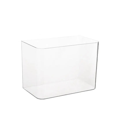 Transparent PET+ABS Fish Tank with Lid – Drop-Resistant Hydroponic Turtle Aquarium for Home