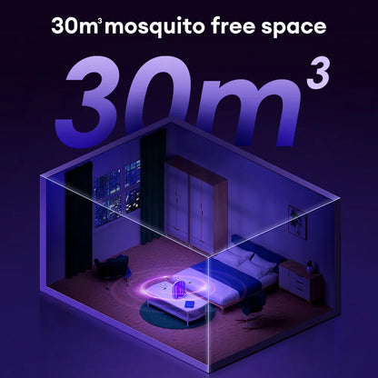 Foldable Electric Mosquito Killer Racket - USB Rechargeable Fly Swatter with UV Light Bug Zapper, 3000V Insect Killer Trap