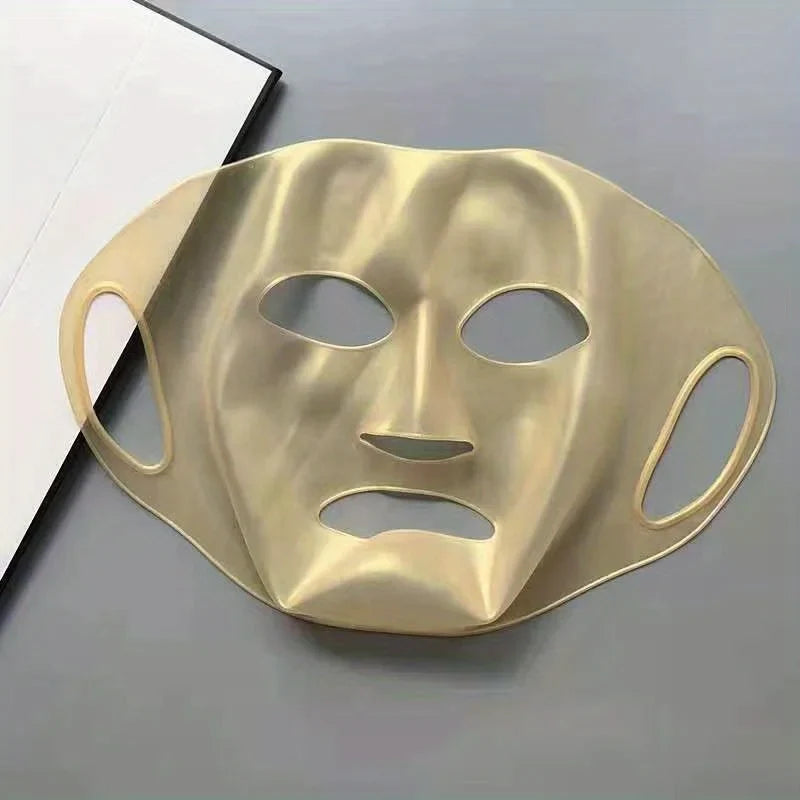 3D Silicone Mask Cover — Reusable Ear-Hanging Facial Tool for Moisturizing & Firming Skin