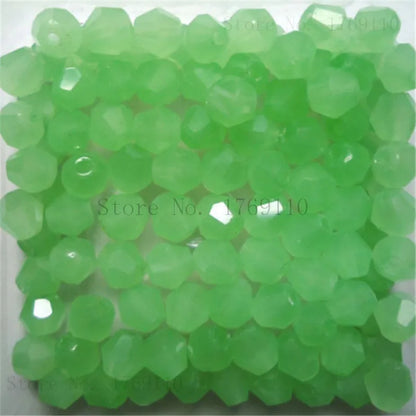 Isywaka 3–8mm Austria Crystal Bicone Glass Beads – Colorful Faceted Loose Spacer Beads for DIY Jewelry Making, Bracelet & Charm Craft Supplies
