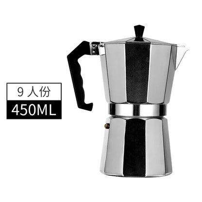 Mocha Coffee Pot - Aluminum Octagonal Stovetop Coffee & Tea Maker