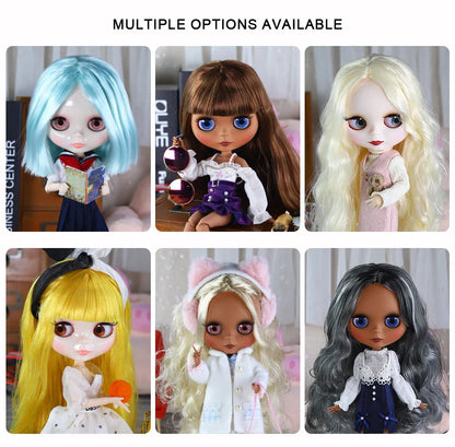 ICY DBS Blythe Doll 1/6 BJD – 30cm Joint Body Set with Random Eyes, Anime Girl Toy Gift