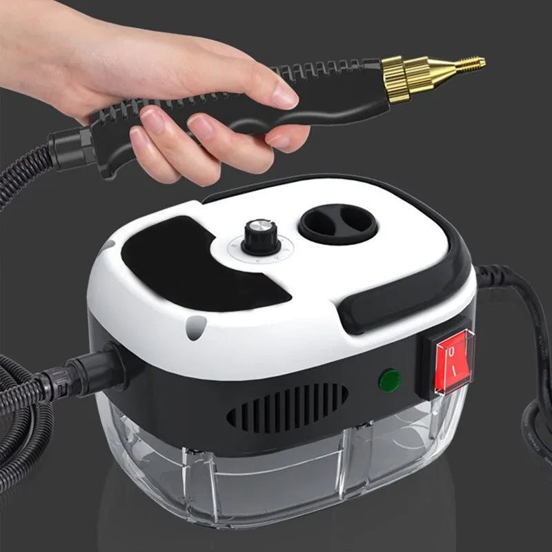 2500W High-Temperature Pressure Washer Steam Cleaner - Portable Handheld Steam Cleaning Machine for Household Cleaning