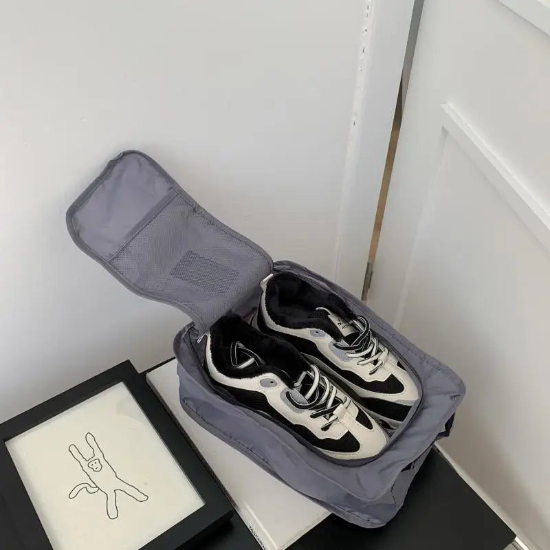 Portable Shoe Bags Travel Organizer - Multifunction Waterproof Folding Storage Holds High Capacity Shoe Pouch