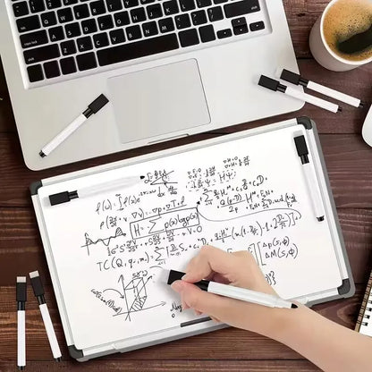 25Pcs Mini Black Dry Erase Markers with Eraser Cap – Whiteboard Markers for Office & School Supplies