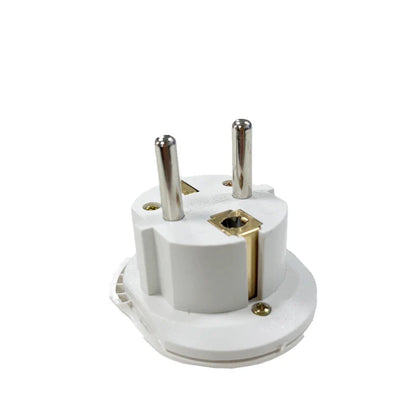 Korea EU Plug Adapter 16A 250V – High-Quality Universal Travel Converter with 2 Round Sockets for AU, US, UK, CN to EU/KR Wall Socket