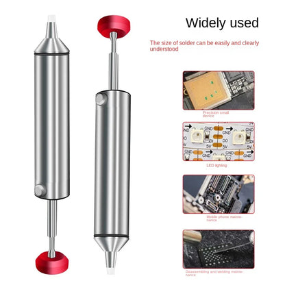 New Aluminum Desoldering Pump – Powerful Solder Sucker Pen for Tin Removal, Welding & Soldering Repair Tool