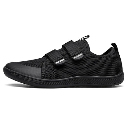 Kids Barefoot Sneakers – Breathable Wide Toe Knitted Mesh Shoes for Boys & Girls, Non-Slip Fashion Walking Cross Trainers