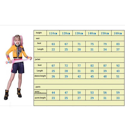 Halloween Zoey Mira Rumi Cosplay Costume — K-Pop Hunters Girl Group Idol Dress-Up Outfit for Kids