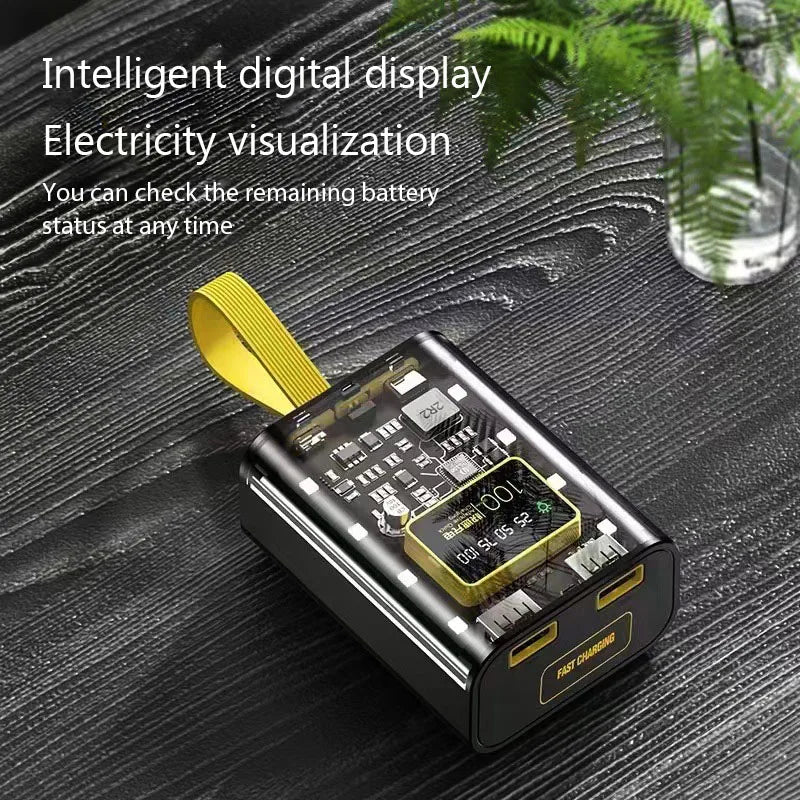3x18650 Power Bank Battery Storage Case - Dual USB Charging, Night Light DIY Shell for iPhone, Xiaomi, and 18650 Batteries