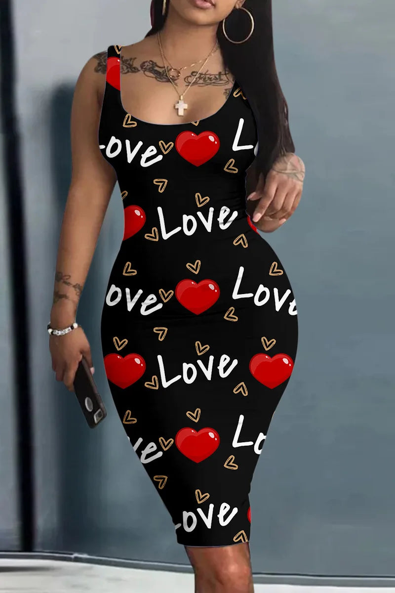 Women’s World Map Mini Dress – Harajuku Sleeveless Sundress with Geometric 3D Print, Sexy Fun Vestido Summer Clothing