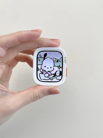 Candy Silicone Apple Watch Case & Strap - Protective Band Cover for Series 11 10 9 8 7 SE 6 5 4 Ultra 49mm 45mm 41mm 44mm 40mm