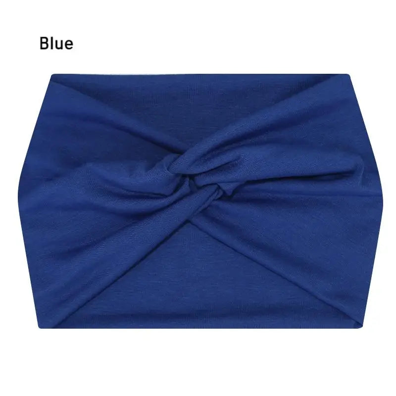 Wide Elastic Headband for Women – Yoga, Pilates, Running & Cycling Sweatband Hairband Turban Makeup Hair Hoop