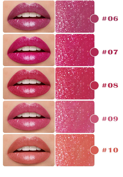 Diamond Pearlescent Lipstick – Waterproof, Long-Lasting Matte Velvet Lipstick with Non-Stick Shine for Sexy Red Lips          Ask ChatGPT