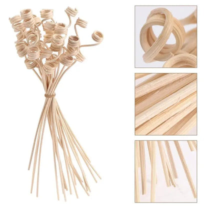 5-100PCS Reed Diffuser Replacement Sticks – 2-3.5mm Extra Thick Rattan for DIY Handmade Home Decor & Aromatherapy
