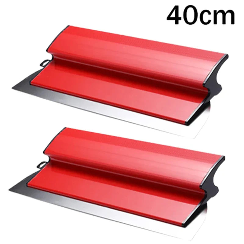 25cm/40cm Drywall Smooth Trowel Brush — Flexible Blade Spray Paint Finishing Putty Building Wall Material Tool