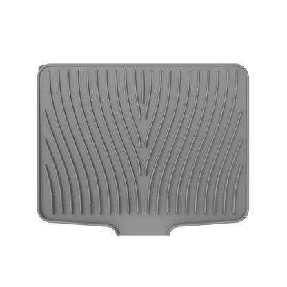 Silicone Dish Drying Mat & Drain Pad | Kitchen Coaster for Pans, Glasses, Tableware with Slope Drainage