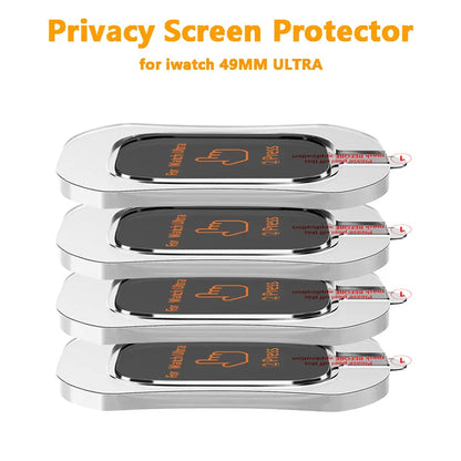 Privacy Tempered Glass Screen Protector for Apple Watch Ultra & Ultra 2 49mm – Includes Alignment Film Tool, Apple Watch Accessories