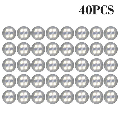 100-Pack LED Tableware Mats & Luminous Cup Stickers — Colorful Flashing Bottle Coasters for Bar, Stall, and Party Lighting
