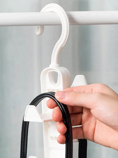 Multifunctional Wardrobe Bag & Clothes Rack – Traceless Hanging Hook for Hats, Bags, and Doors, No Drilling Needed