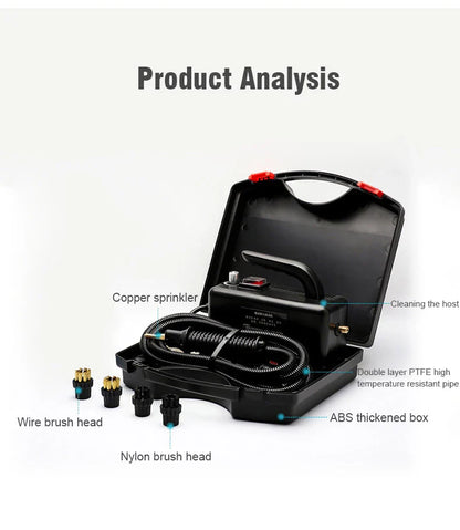 High-Temperature Home Steam Cleaner – Sterilization for Air Conditioning, Kitchen Hood & Car, 110V/220V