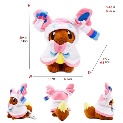 Eevee Evolution Plush Toys – Umbreon, Espeon, Jolteon & More Soft Stuffed Cartoon Collection