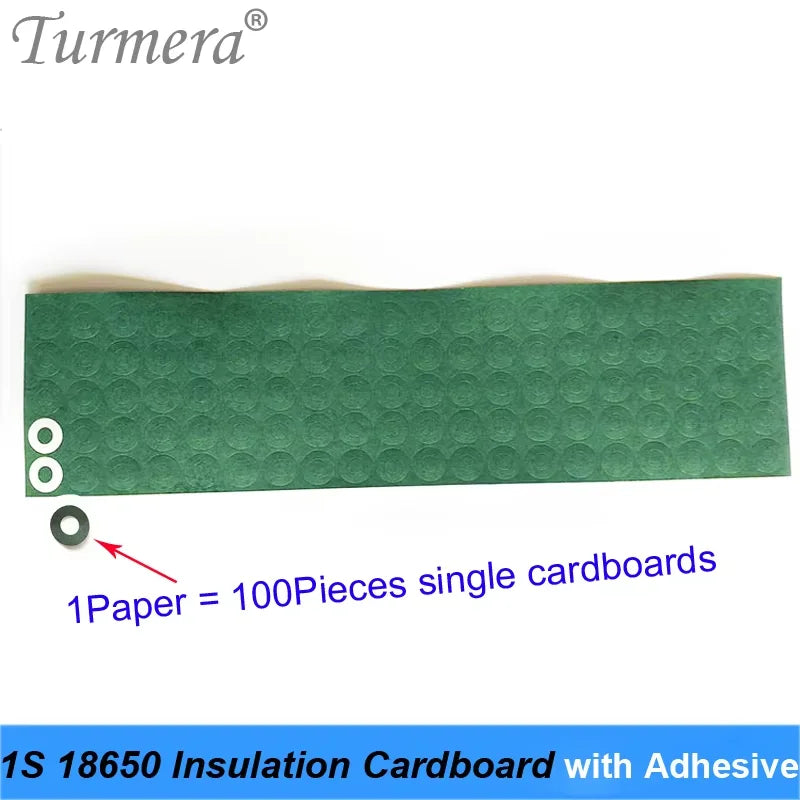 1M 18650 Battery Insulation Gasket Paper – 120mm Li-ion Cell Insulating Pads 0.2mm Thickness Protection Sheets