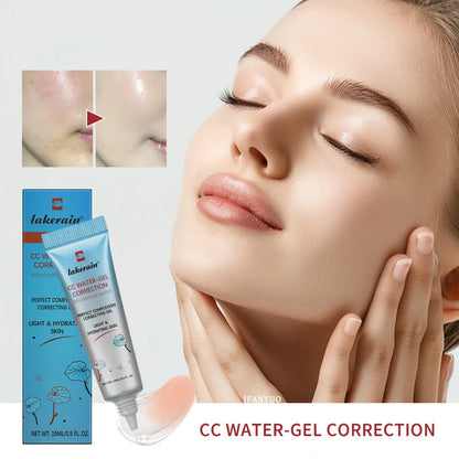 CC Red Correction Cream Primer – Moisturizing Waterproof Base with Centella Asiatica for Concealer & Foundation Prep