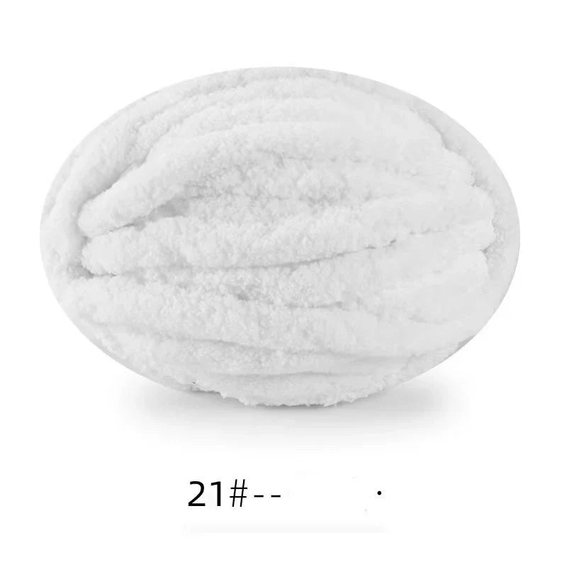 250g Extra Thick Ice Chenille Yarn Ball for Hand Knitting – Soft DIY Blanket, Cushion, Scarf & Pet Bed Yarn for Craft Projects