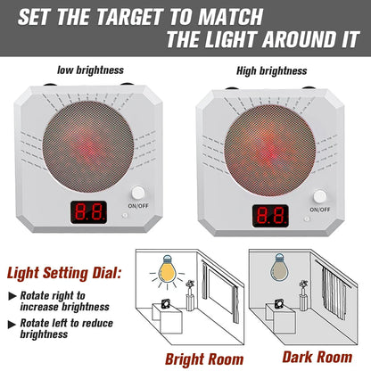 Infrared Induction Electronic Laser Target – Color-Sensitive Shooting Practice Toy with Sound Effects