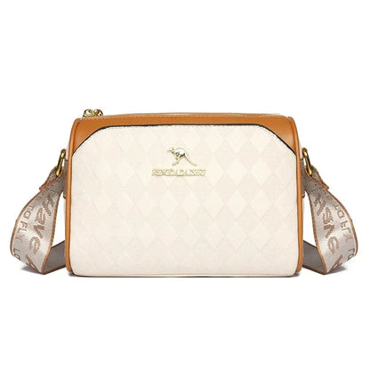 Women’s Soft Leather Shoulder Bag – Luxury Designer Vintage Crossbody & Messenger Handbag