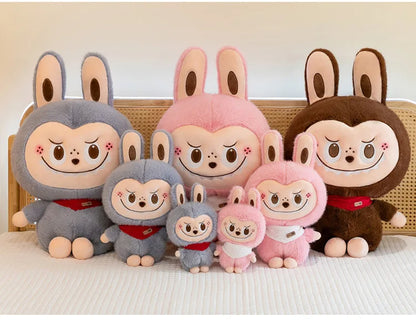 Rabbit Labubu Plush Toy — Cute Cartoon Soft Doll Pillow for Kids Gifts