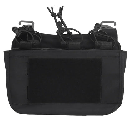 G-Hook DOPE Front Flap Double Stack Abdominal Fanny Pack – Triple Magazine Kangaroo Pouch for FCPC/FCSK Plate Carrier Vest