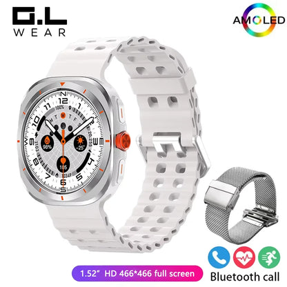 G.L Wear 2025 Men’s Smartwatch – Heart Rate, Fitness Tracking, Bluetooth Calling & Pedometer
