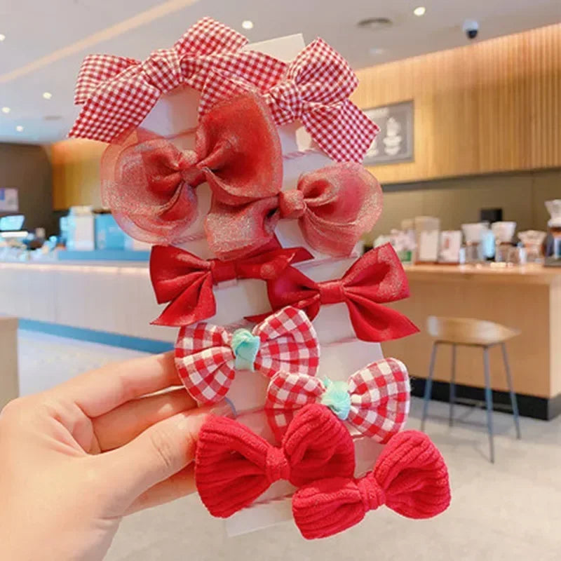 10 Pcs Baby Girl Flower Hair Bands Set – Cute Colorful Soft Scrunchies Ponytail Holders for Kids