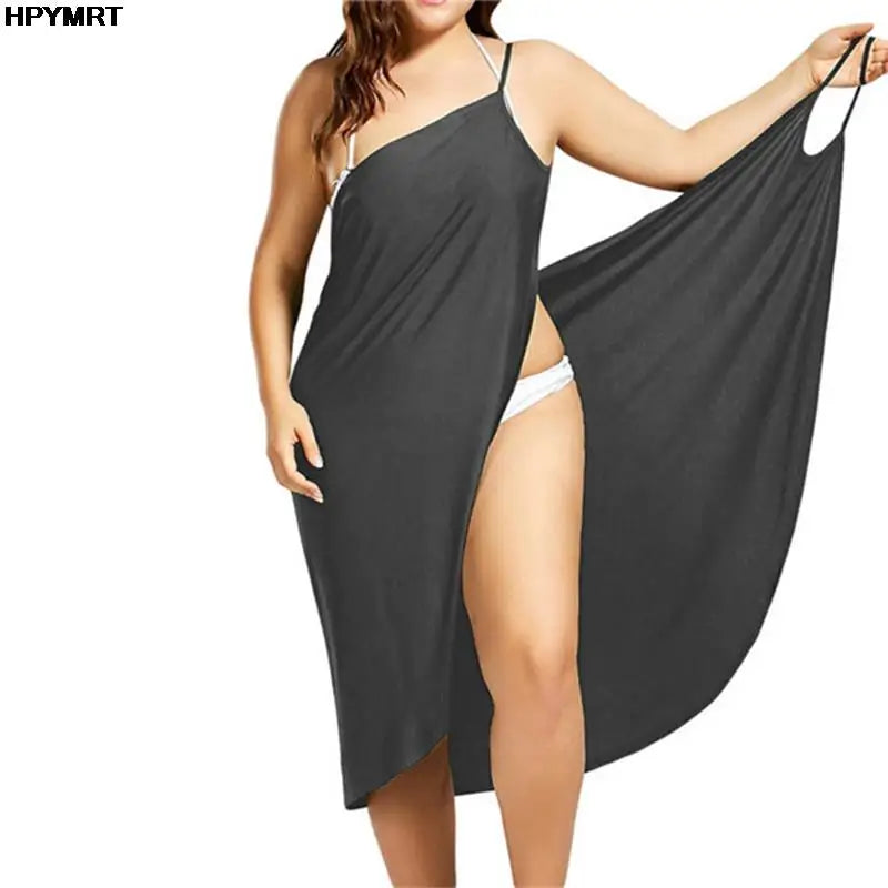 Women’s Summer Halter Dress – Sexy Cross Back Sleeveless Beach Sundress Solid Color Plus Size 5XL Casual Beachwear Skirt Outfit