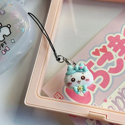 New Kawaii Chiikawa Hachiware USAGI Pendant – Cute Anime Cartoon Keychain & Bag Charm, Gift for Students and Friends