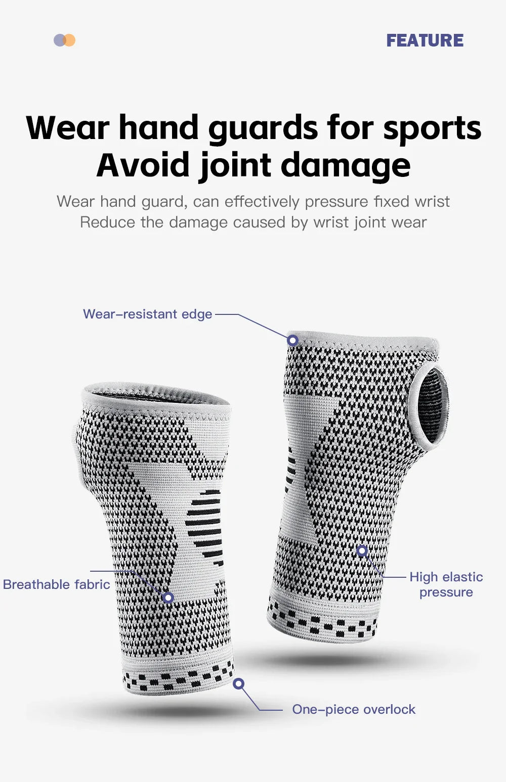 Adjustable Gym Wristband & Palm Guard — Sports Wrist Support Brace with Compression Gloves for Carpal Tunnel