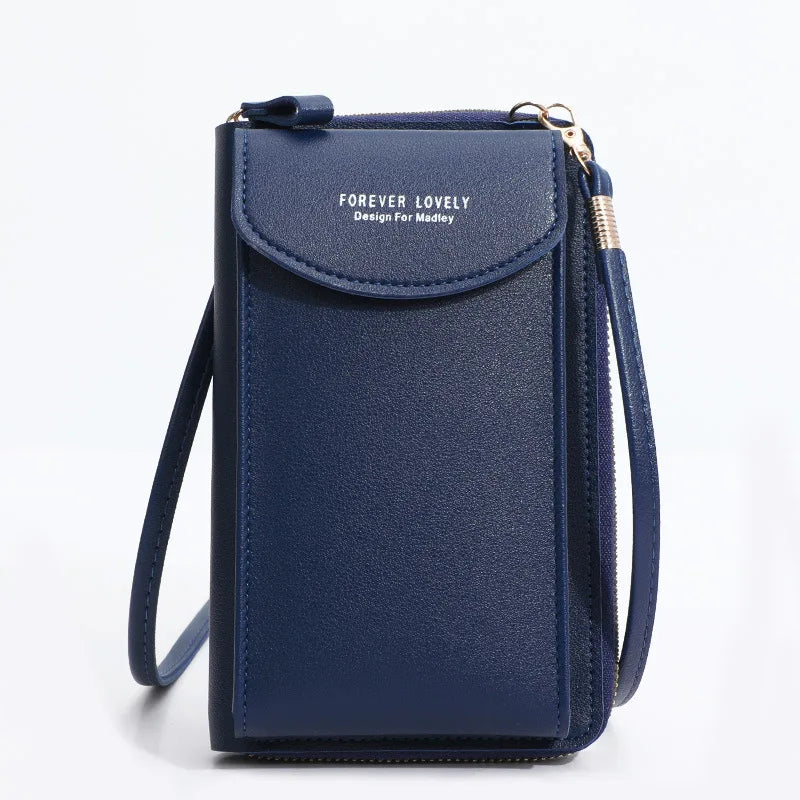 Long Women’s PU Leather Wallet – Double Zipper Tassel Clutch with Coin Purse & Card Holder
