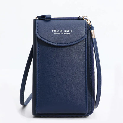 Long Women’s PU Leather Wallet – Double Zipper Tassel Clutch with Coin Purse & Card Holder