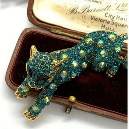 Baroque Leopard Brooch Pin - Luxury Unisex Jewelry Accessory for Wedding Holiday Party Gifts & Costume Decor