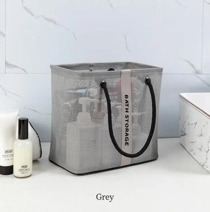 Large Capacity Cosmetic Bag - Portable Travel Wash Handbag, Transparent Shower Makeup Pouch, Unisex Toiletries Organizer