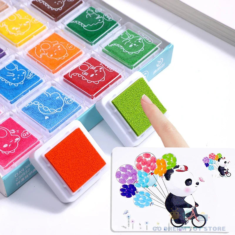 16/32PCS DIY Finger Painting and Drawing Toys for Kids - Creative Coloring and Educational Montessori Toy - Ideal Kindergarten Gift