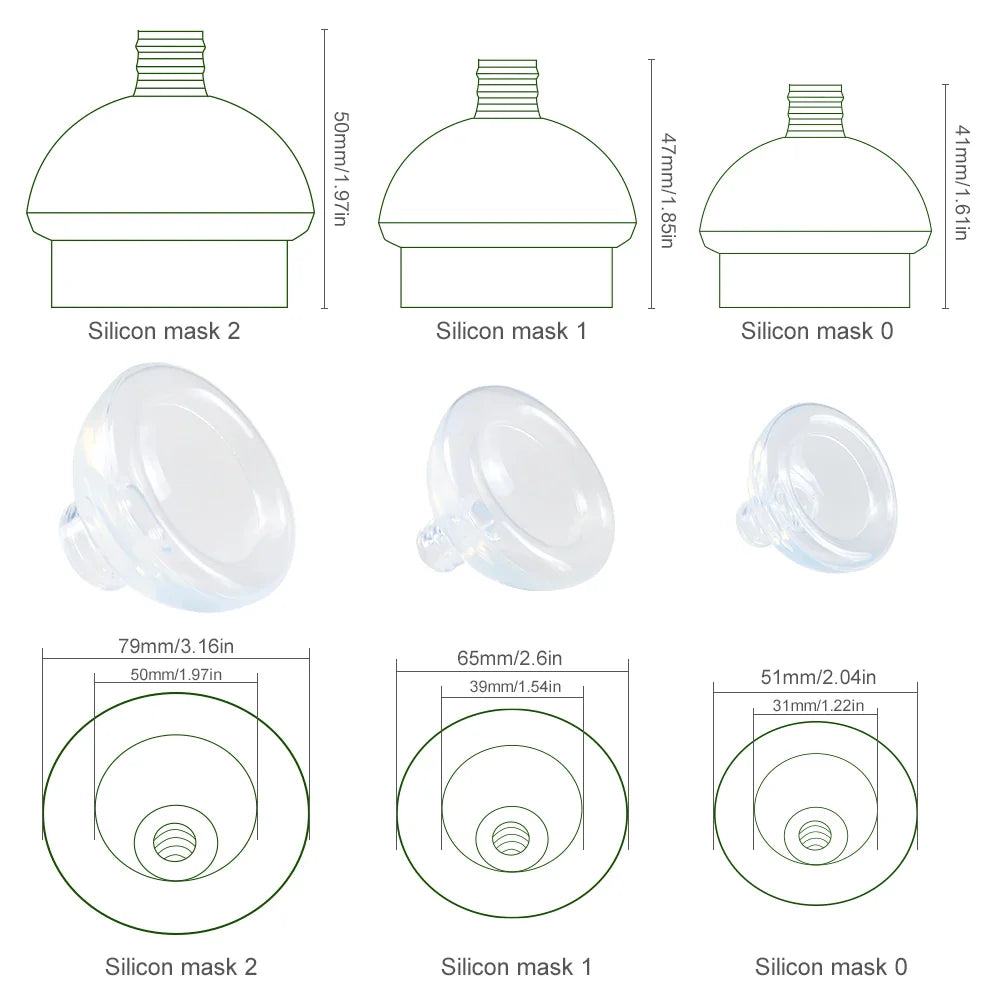 Cat & Dog Aerosol Chamber Inhaler — Portable Pet Spacer with Breathing Indicator Silicone Mask for Veterinary Use