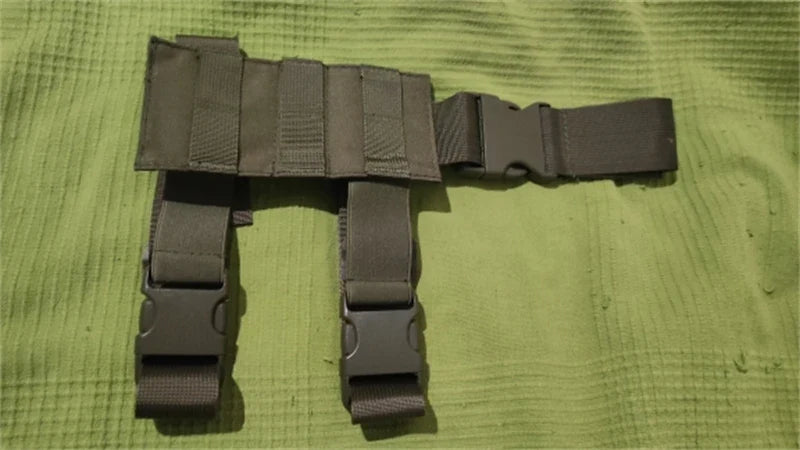 Universal Drop Leg Holster - MOLLE Thigh Platform for Hunting & Paintball with Adjustable Straps