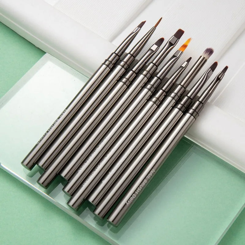 Nail Art Liner Brushes for Striping & Drawing – 6 to 25mm Design Pens, Professional Manicure Tools