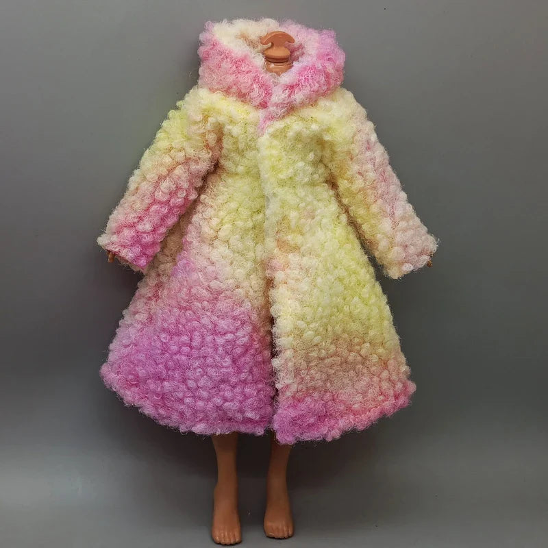Handmade Doll Dresses & Shoes – Outfit for 28cm High School Dolls with Big Eyes & Long Eyelashes, Perfect Birthday Gift