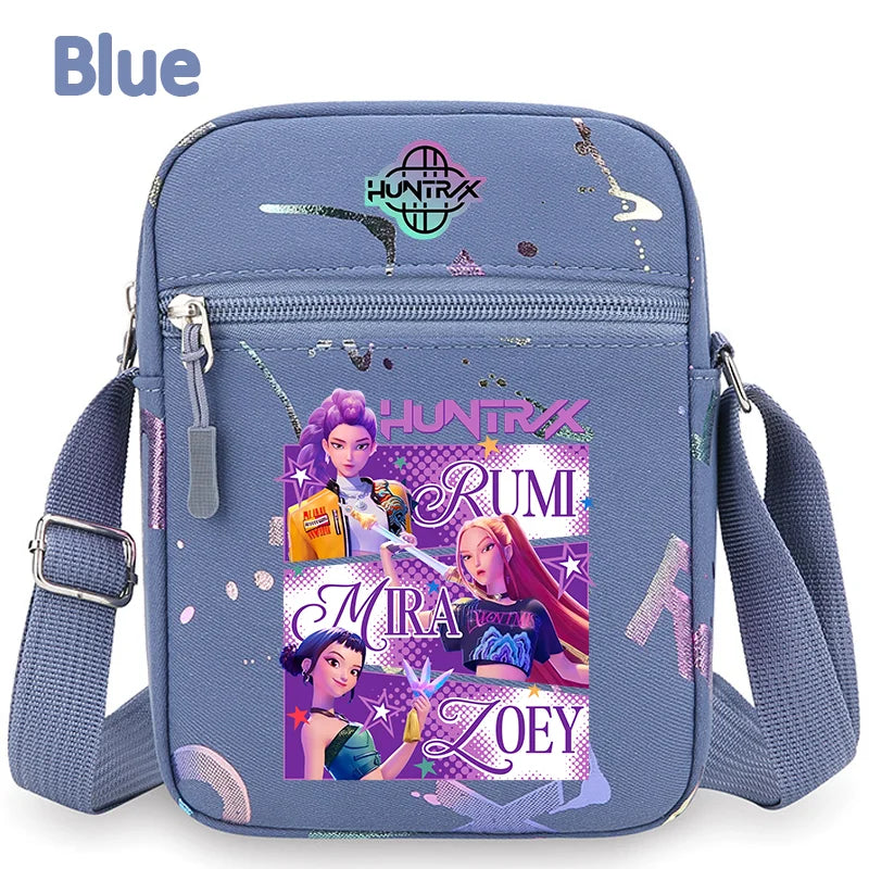 K-Pop Demon Hunters Crossbody Phone Bag – HUNTRX Rumi Huntrix Coin Wallet Shoulder Purse