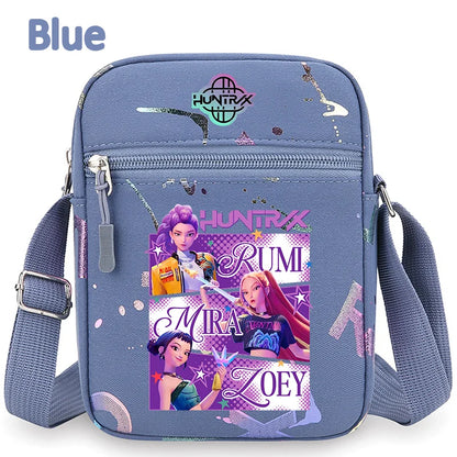 K-Pop Demon Hunters Crossbody Phone Bag – HUNTRX Rumi Huntrix Coin Wallet Shoulder Purse